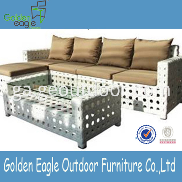 PE Wicker Outdoor Sofas Furniture 